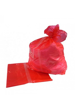 50 200 Packs Dissolving Bags 100 Red Alginate Bags Washable Laundry Bags